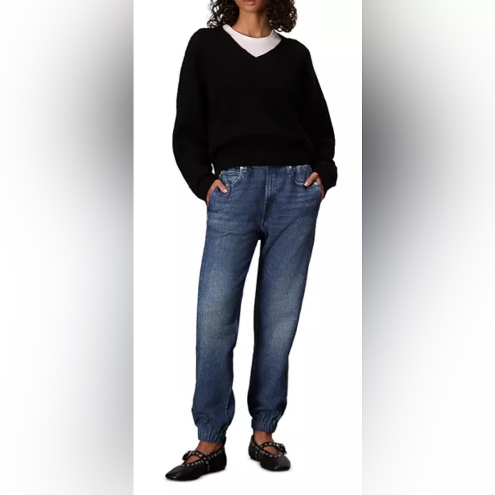 Rag & Bone MIRAMAR Denim Jogger Pants XXS New - Picture 1 of 7